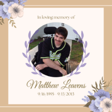 In Memory of Matthew Leavens