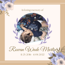 In Memory of Rowan Wade Martin