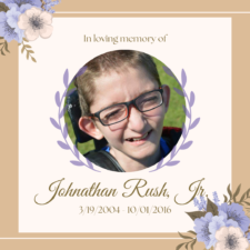 In Memory of Johnathan Rush, Jr.