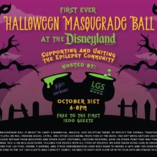 Halloween Masquerade Ball at Epilepsy Awareness Day at Disneyland to Raise Awareness of LGS