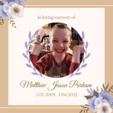 In Memory of Matthew Jason Parham