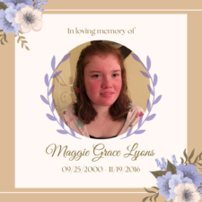 In Loving Memory of Maggie Grace Lyons